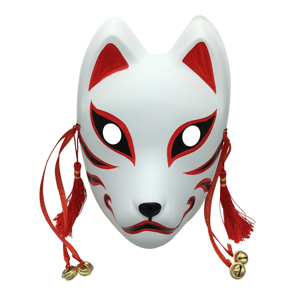 Anbu Ninja Uchiha Sharingan Kitsune Oni Kabuki Cosplay Mask - YangYong