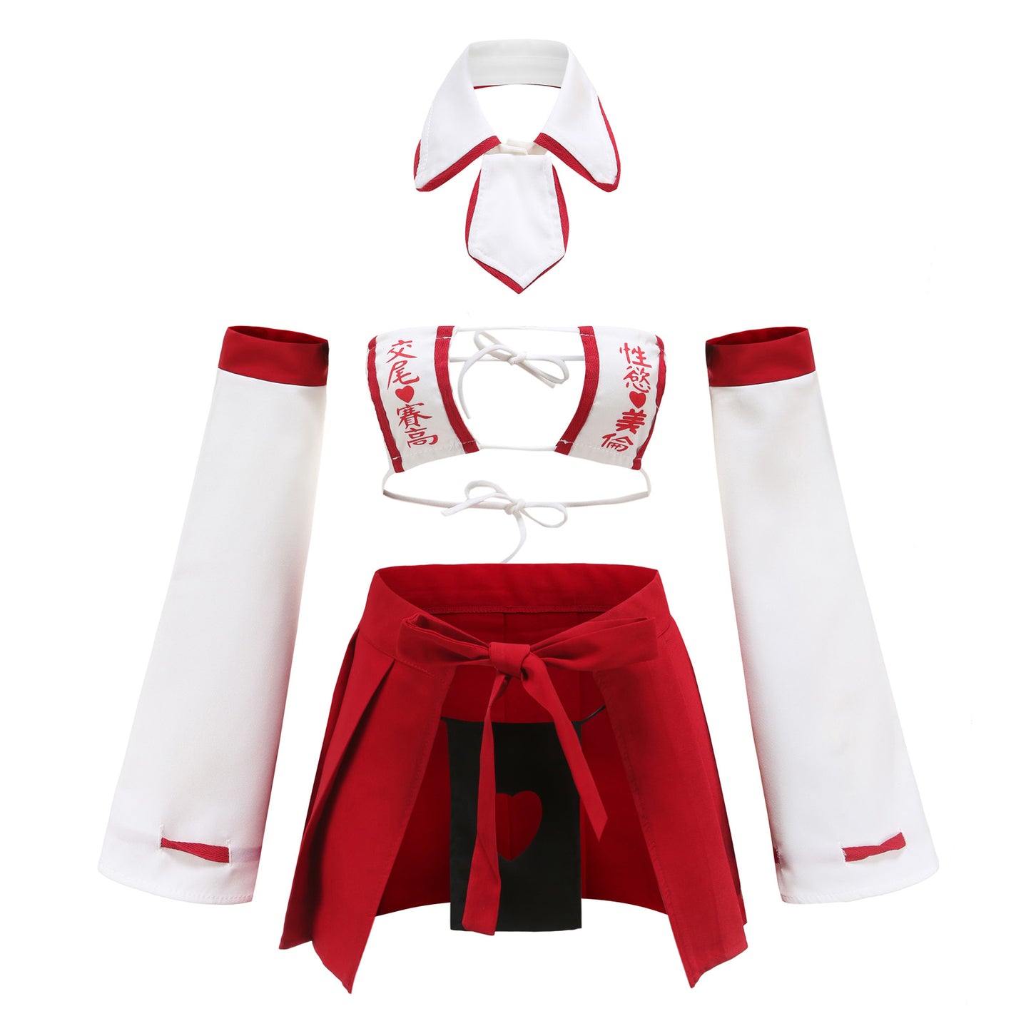 YangYong Kawaii Kimono Costume for Petite Girl,Japanese Miko Anime Roleplay Robe Outfit for Tiny Ladies Party Honeymoon Nightclub