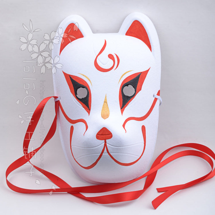 YangYong Kitsune Mask Fox/Dog Cosplay for Costume on Anime Convention Summer Festival