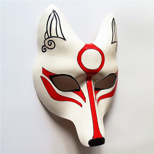 handmade kitsune mask